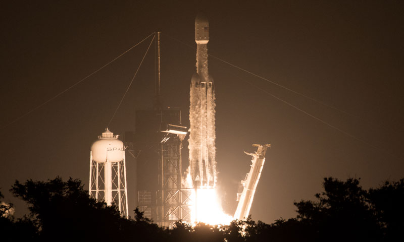 NPSAT-1 Launches Onboard SpaceX Falcon Heavy