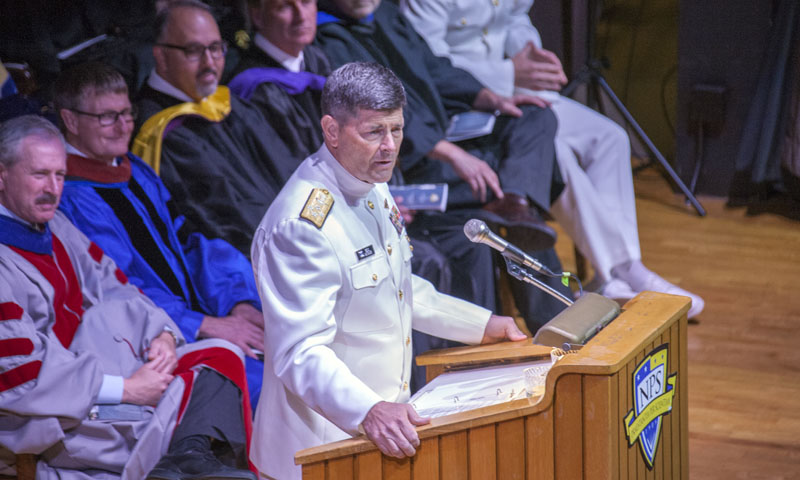 Vice Chief Celebrates Summer Quarter's Graduating Class