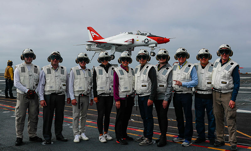 NPS Faculty Experience the Fleet in Action Aboard USS Abraham Lincoln